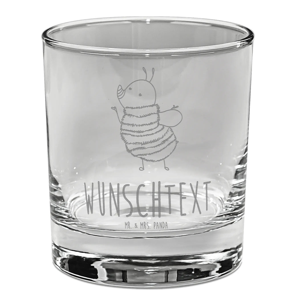 Personalisiertes Whiskey Glas Hummel flauschig Whiskeylgas, Whiskey Glas, Whiskey Glas mit Gravur, Whiskeyglas mit Spruch, Whiskey Glas mit Sprüchen, Tiermotive, Gute Laune, lustige Sprüche, Tiere, Hummel, Flauschig, Biene, Blume, Natur