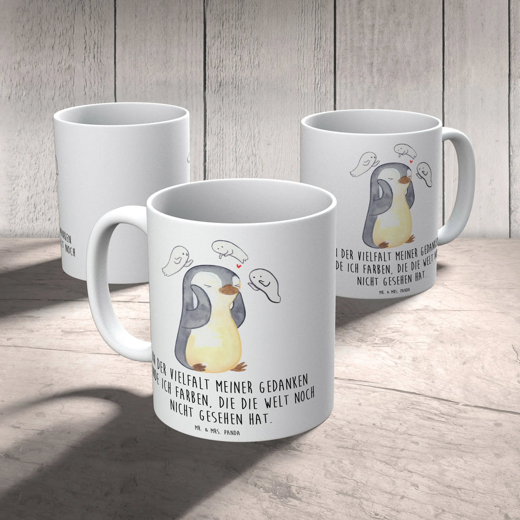 Tasse Pinguin Schizophrenie Tasse, Kaffeetasse, Teetasse, Becher, Kaffeebecher, Teebecher, Keramiktasse, Porzellantasse, Büro Tasse, Geschenk Tasse, Tasse Sprüche, Tasse Motive, Kaffeetassen, Tasse bedrucken, Designer Tasse, Cappuccino Tassen, Schöne Teetassen, Schizophrenie, Psychose, mentale Gesundheit, schizophrene Psychose, psychische Erkrankung, Gefühlswelt, Pinguin