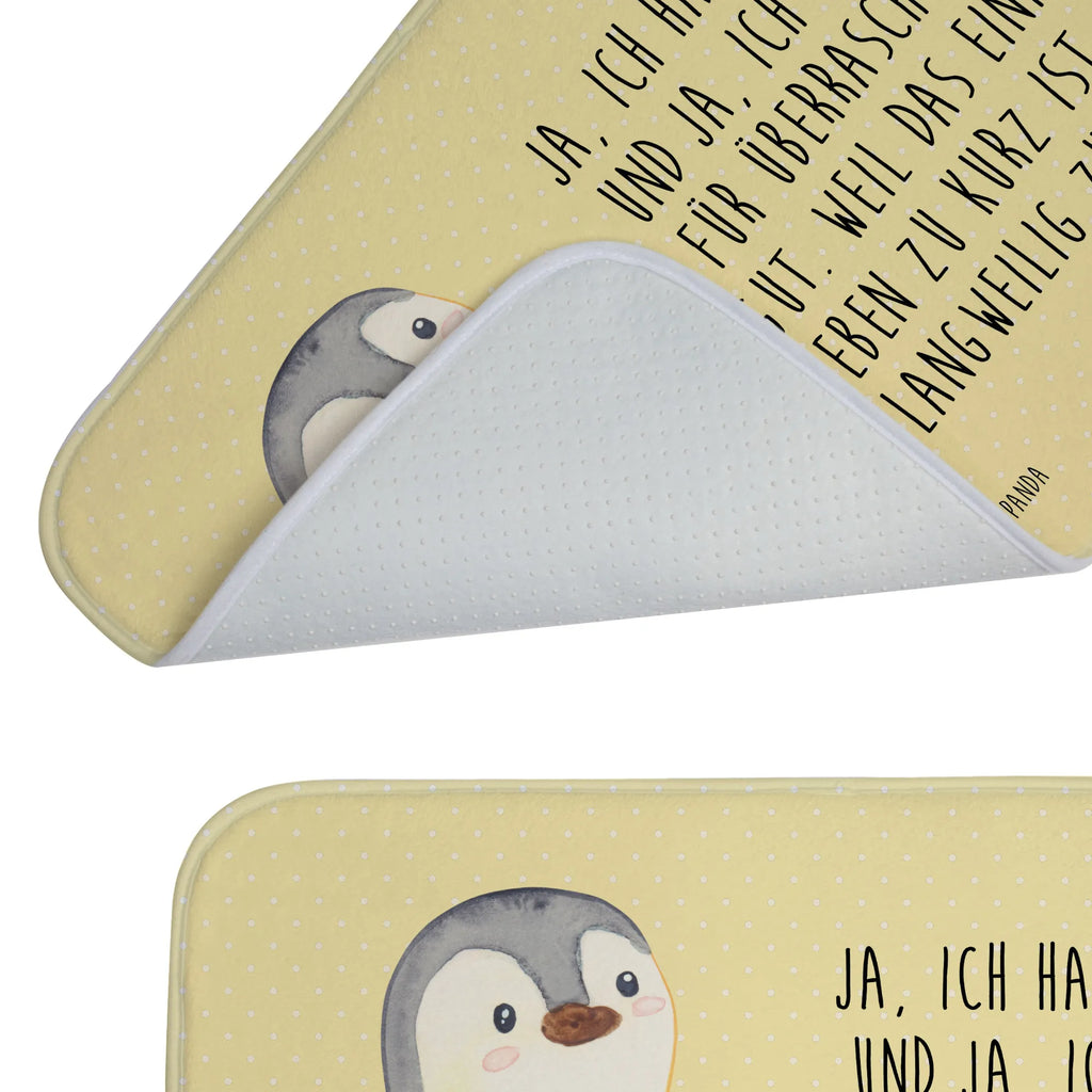 Badvorleger Pinguin Tourette Badematte, Badteppich, Duschvorleger, Badezimmerteppich, Badezimmermatte, Badvorleger, Duschmatte, Duschteppich, Badteppiche, Badgarnitur, Badematten, Teppich Badezimmer, Badezimmermatten, Tourette, Tourette Syndrom, neuro-psychiatrische Erkrankung, Tics, Ticstörung