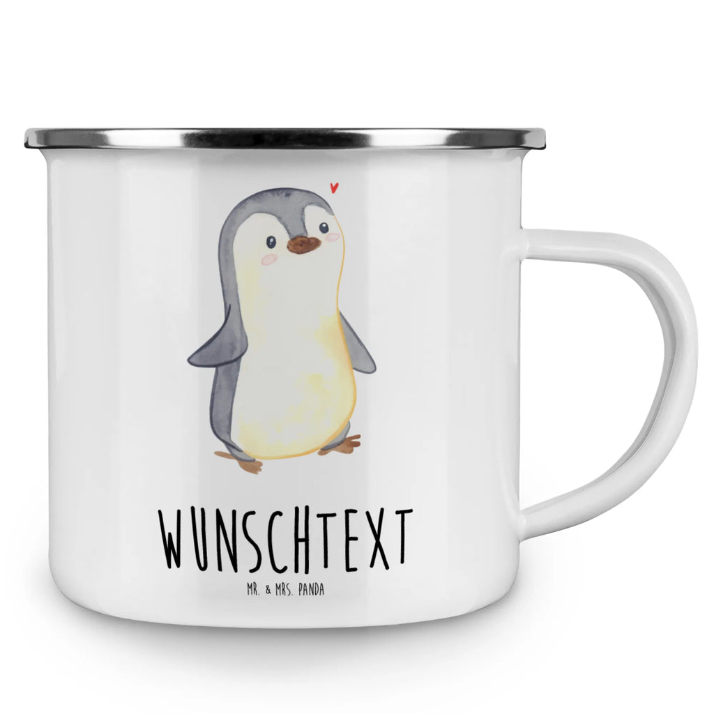 Personalisierte Emaille Tasse Pinguin Tourette Emaille Tasse personalisiert, Emaille Tasse mit Namen, Campingtasse personalisiert, Namenstasse, Campingtasse bedrucken, Campinggeschirr personalsisert, tasse mit namen, personalisierte tassen, personalisierte tasse, tasse selbst gestalten, tasse bedrucken, tassen bedrucken, Tourette, Tourette Syndrom, neuro-psychiatrische Erkrankung, Tics, Ticstörung