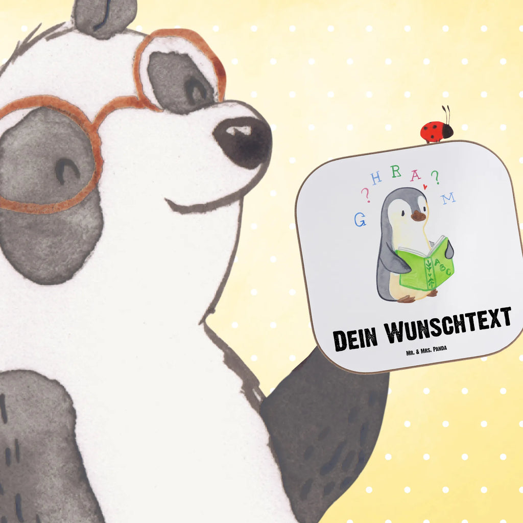 Personalisierter Untersetzer Pinguin Legasthenie Personalisierte Untersetzer, PErsonalisierte Bierdeckel, Personalisierte Glasuntersetzer, Peronalisierte Untersetzer Gläser, Personalisiert Getränkeuntersetzer, Untersetzer mit Namen, Bedrucken, Personalisieren, Namensaufdruck, Legasthenie, Rechtschreibstörung, Pinguin, Lese-Rechtschreibstörung