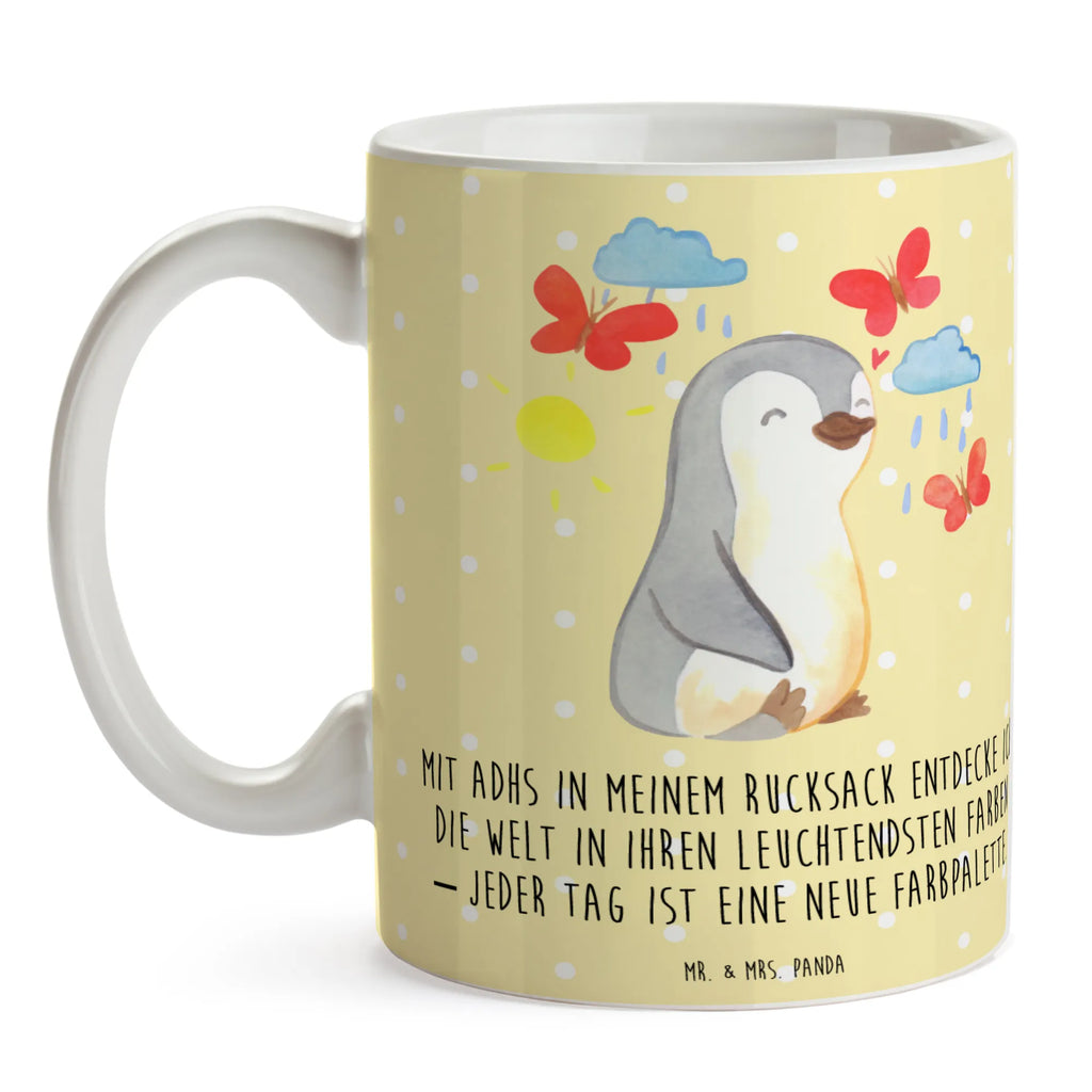 Tasse Pinguin ADHS Tasse, Kaffeetasse, Teetasse, Becher, Kaffeebecher, Teebecher, Keramiktasse, Porzellantasse, Büro Tasse, Geschenk Tasse, Tasse Sprüche, Tasse Motive, Kaffeetassen, Tasse bedrucken, Designer Tasse, Cappuccino Tassen, Schöne Teetassen, ADHS, Aufmerksamkeitsdefizitsyndrom, Hyperaktivitätsstörung, Verhaltensstörung, Pinguin