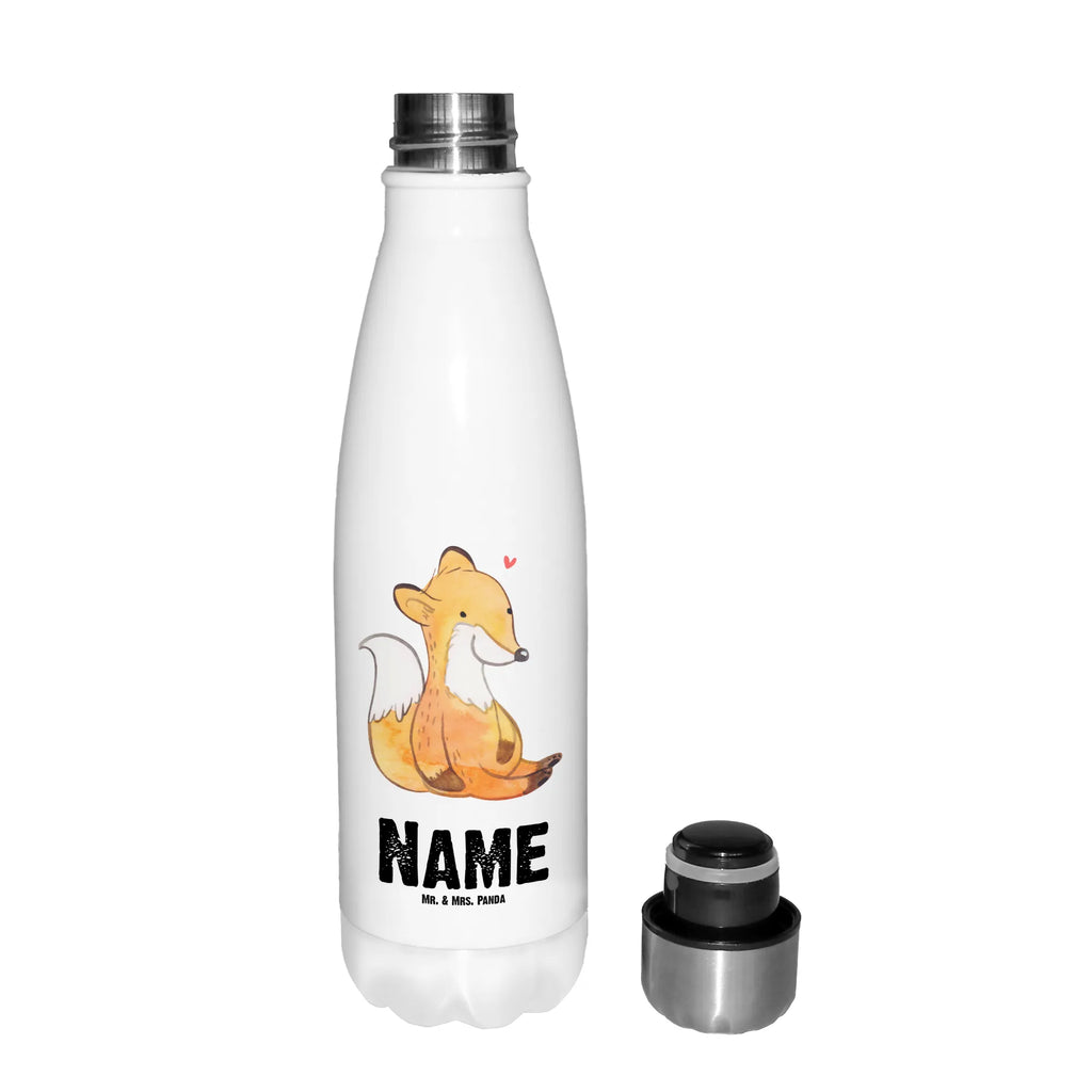 Personalisierte Thermosflasche Fuchs Multiple Sklerose Personalisierte Isolierflasche, Personalisierte Thermoflasche, Personalisierte Trinkflasche, Trinkflasche Mit Namen, Wunschname, Bedrucken, Namensflasche, Multiple Sklerose, MS, Autoimmunerkrankung, Schübe, Empfindungsstörungen, Muskellähmungen, Fuchs