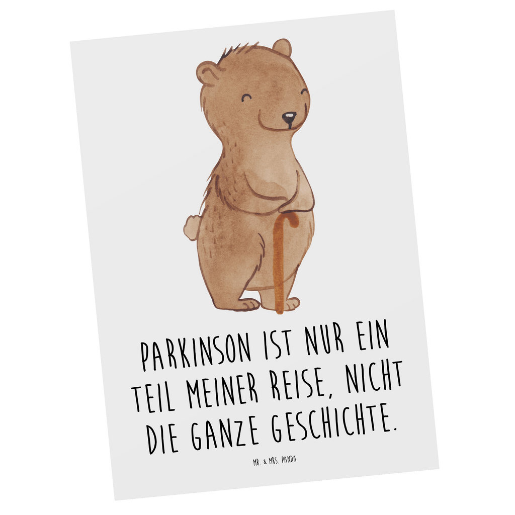 Postkarte Bär Parkinson Postkarte, Karte, Geschenkkarte, Grußkarte, Einladung, Ansichtskarte, Geburtstagskarte, Einladungskarte, Dankeskarte, Ansichtskarten, Einladung Geburtstag, Einladungskarten Geburtstag, Parkinson, Morbus Parkinson, neurodegenerative Erkrankung, Bär