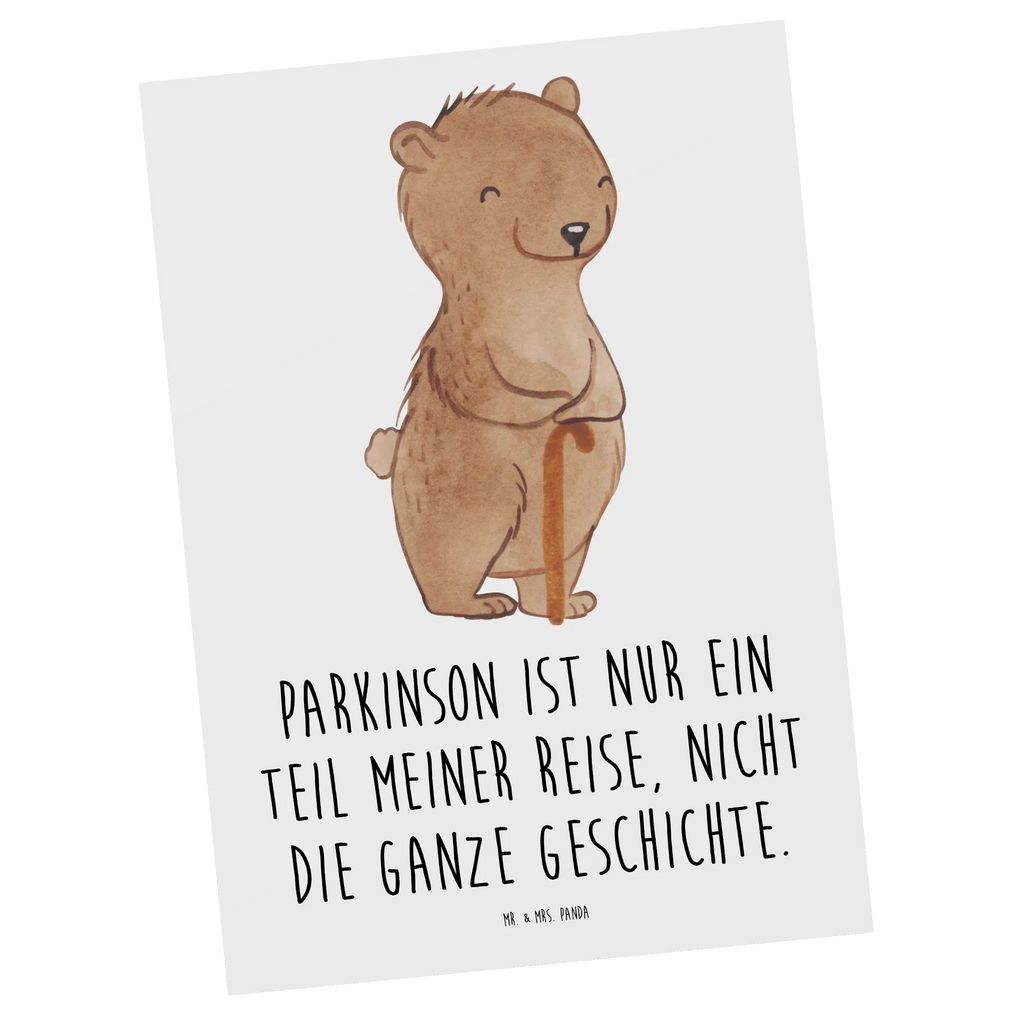 Postkarte Bär Parkinson Postkarte, Karte, Geschenkkarte, Grußkarte, Einladung, Ansichtskarte, Geburtstagskarte, Einladungskarte, Dankeskarte, Ansichtskarten, Einladung Geburtstag, Einladungskarten Geburtstag, Parkinson, Morbus Parkinson, neurodegenerative Erkrankung, Bär