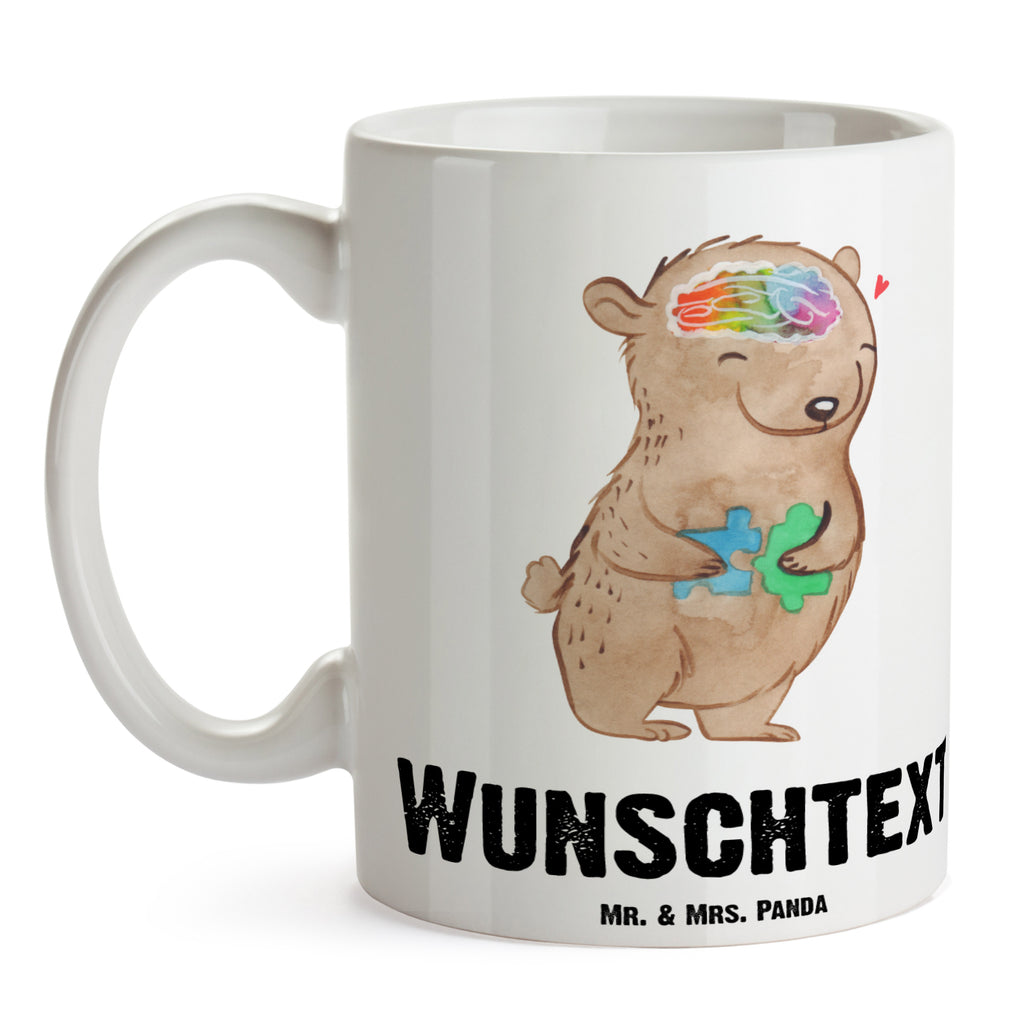 Personalisierte Tasse Bär Autismus Personalisierte Tasse, Namenstasse, Wunschname, Personalisiert, Tasse, Namen, Drucken, Tasse mit Namen, Autismus, Entwicklungsstörungen, Autismus-Spektrum-Störungen, ASS, Asperger Autismus, Bär