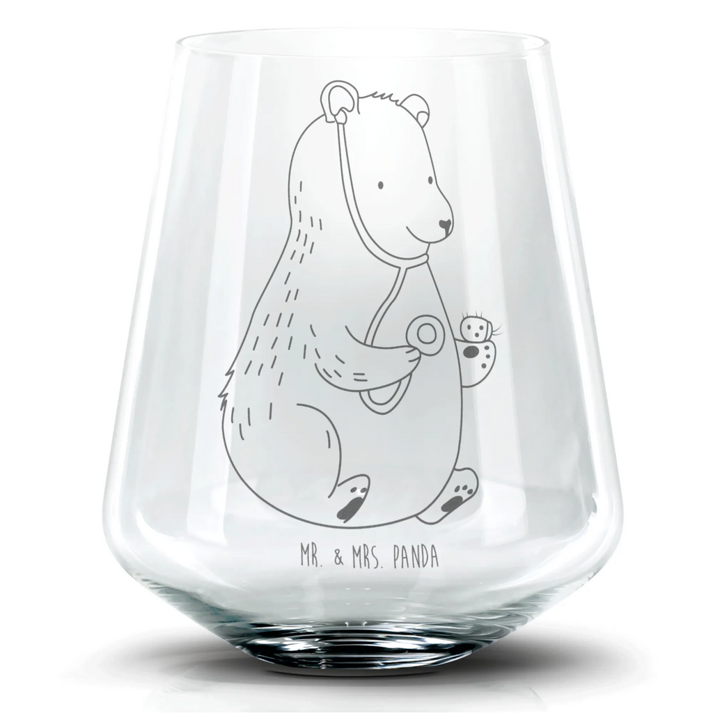 Cocktail Glas Bär Arzt Cocktail Glas, Cocktailglas mit Gravur, Cocktail Glas mit Sprüchen, Cocktail Glas mit Wunschtext, Bär, Teddy, Teddybär, Arzt, Ärztin, Doktor, Professor, Doktorin, Professorin