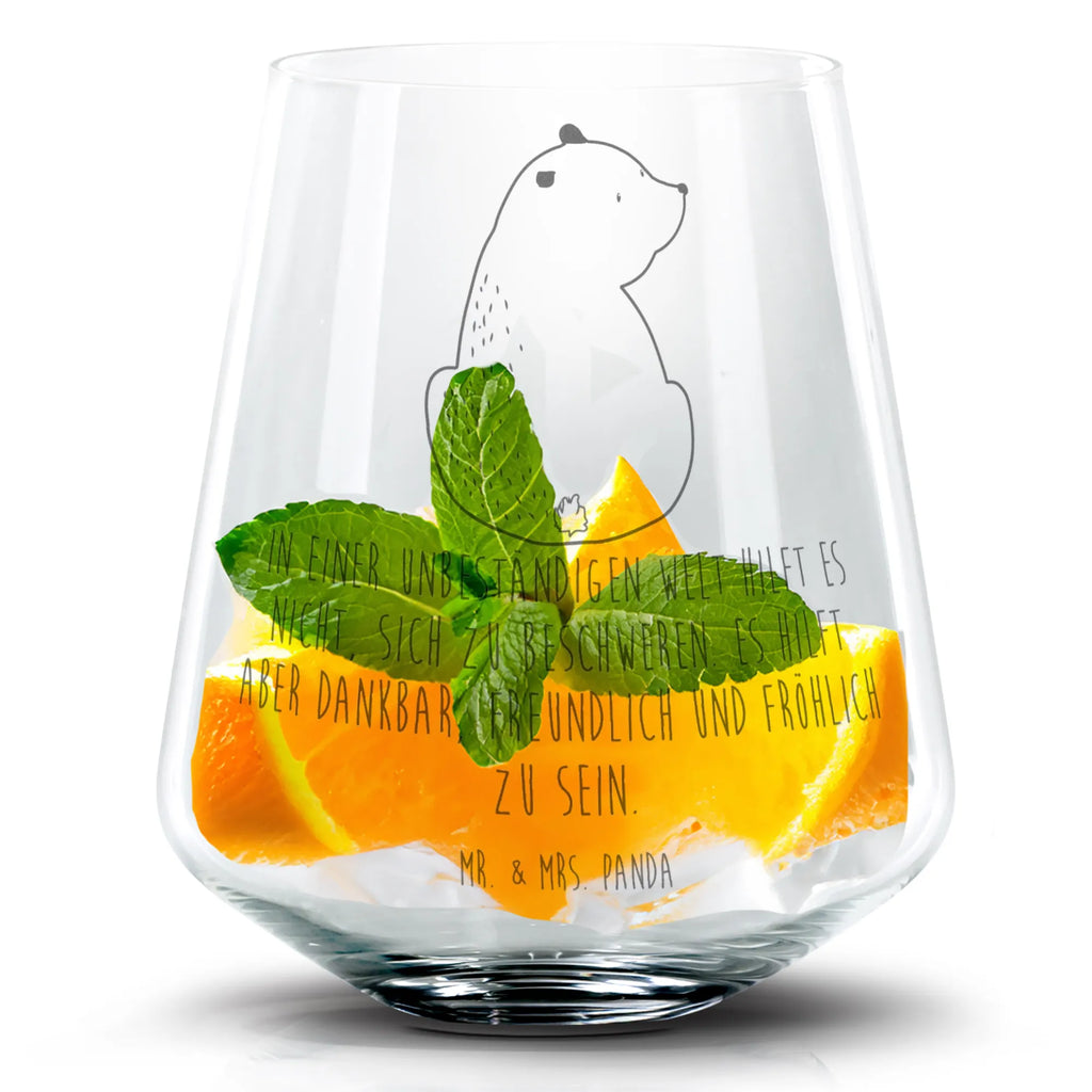 Cocktail Glas Bär Schulterblick Cocktail Glas, Cocktailglas mit Gravur, Cocktail Glas mit Sprüchen, Cocktail Glas mit Wunschtext, Bär, Teddy, Teddybär, Selbstachtung, Weltansicht, Motivation, Bären, Bärenliebe, Weisheit