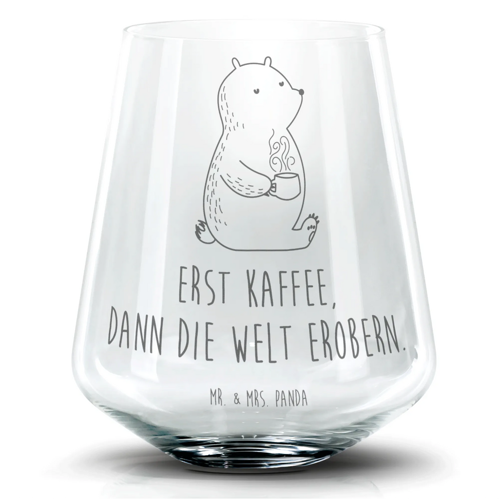 Cocktail Glas Bär Kaffee Cocktail Glas, Cocktailglas mit Gravur, Cocktail Glas mit Sprüchen, Cocktail Glas mit Wunschtext, Bär, Teddy, Teddybär, Kaffee, Coffee, Bären, guten Morgen, Morgenroutine, Welt erobern, Welt retten, Motivation