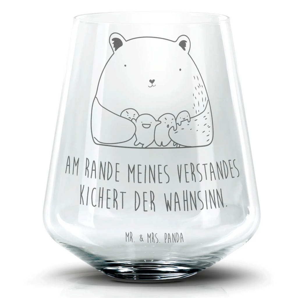 Cocktail Glas Bär Gefühl Cocktail Glas, Cocktailglas mit Gravur, Cocktail Glas mit Sprüchen, Cocktail Glas mit Wunschtext, Bär, Teddy, Teddybär, Wahnsinn, Verrückt, Durchgedreht