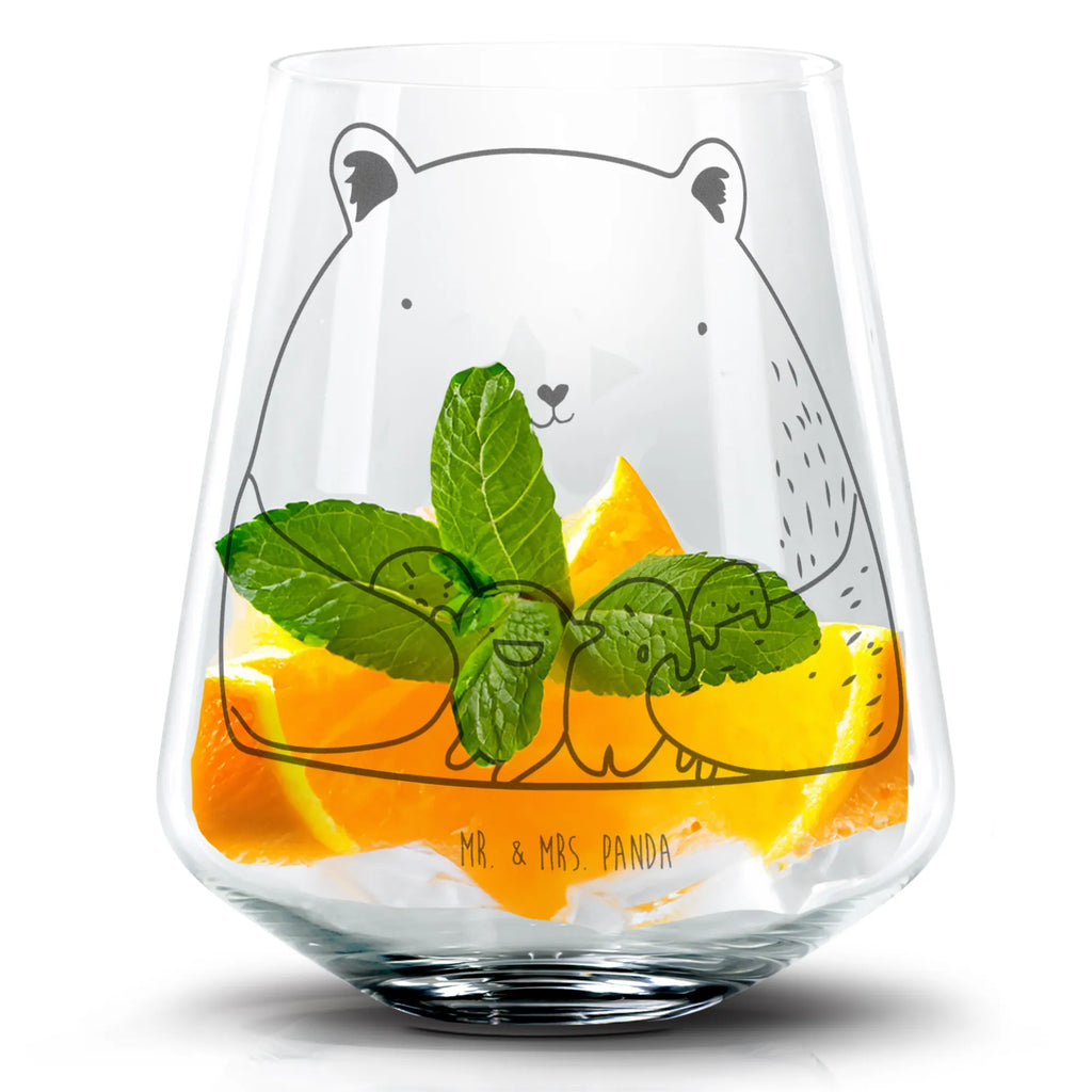 Cocktail Glas Bär Gefühl Cocktail Glas, Cocktailglas mit Gravur, Cocktail Glas mit Sprüchen, Cocktail Glas mit Wunschtext, Bär, Teddy, Teddybär, Wahnsinn, Verrückt, Durchgedreht