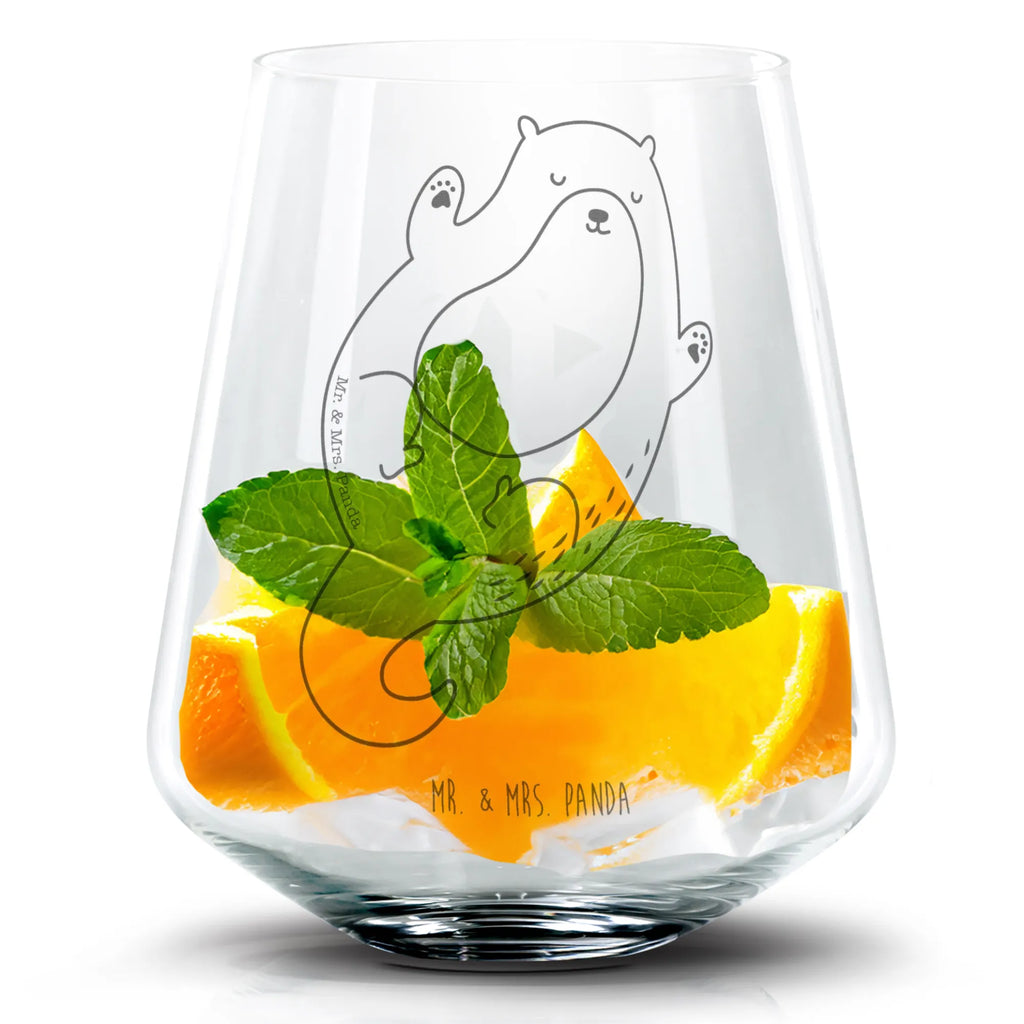 Cocktail Glas Otter Umarmen Cocktail Glas, Cocktailglas mit Gravur, Cocktail Glas mit Sprüchen, Cocktail Glas mit Wunschtext, Otter, Fischotter, Seeotter, Otter Seeotter See Otter