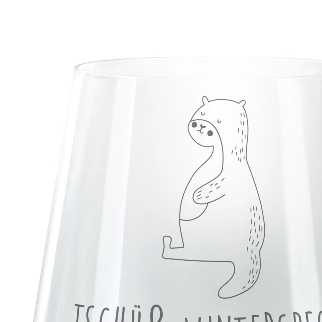 Cocktail Glas Otter Bauch Cocktail Glas, Cocktailglas mit Gravur, Cocktail Glas mit Sprüchen, Cocktail Glas mit Wunschtext, Otter, Fischotter, Seeotter, Otter Seeotter See Otter