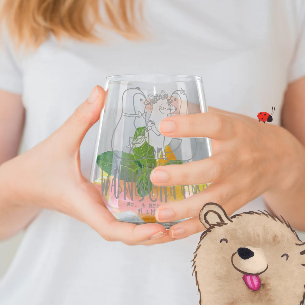 Personalisiertes Cocktail Glas Pinguin Pärchen Cocktail Glas, Cocktailglas mit Gravur, Cocktail Glas mit Sprüchen, Cocktail Glas mit Wunschtext, Pinguin, Pinguine, Liebe, Liebespaar, Liebesbeweis, Liebesgeschenk, Verlobung, Jahrestag, Hochzeitstag, Hochzeit, Hochzeitsgeschenk, große Liebe, Traumpaar