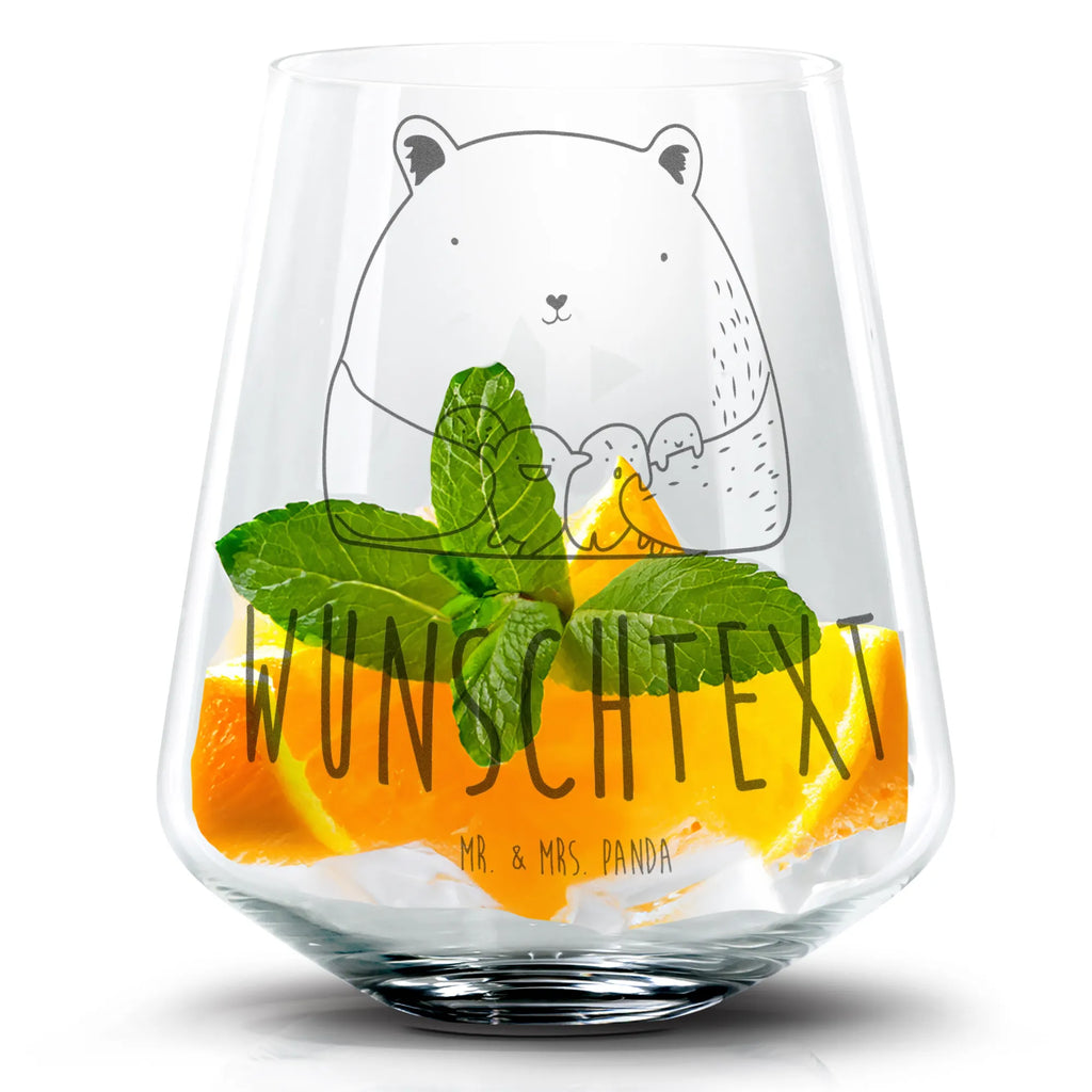 Personalisiertes Cocktail Glas Bär Gefühl Cocktail Glas, Cocktailglas mit Gravur, Cocktail Glas mit Sprüchen, Cocktail Glas mit Wunschtext, Bär, Teddy, Teddybär, Wahnsinn, Verrückt, Durchgedreht