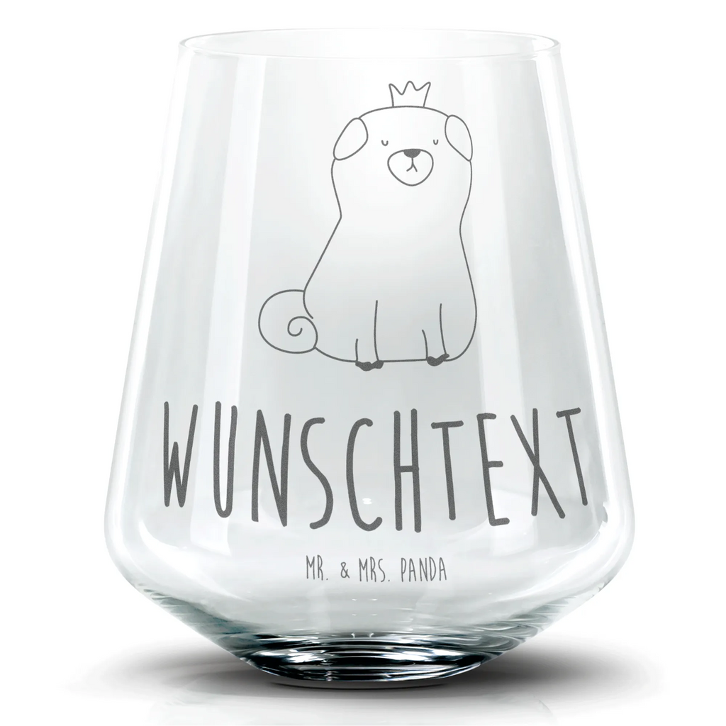 Personalisiertes Cocktail Glas Mops Krone Cocktail Glas, Cocktailglas mit Gravur, Cocktail Glas mit Sprüchen, Cocktail Glas mit Wunschtext, Hund, Hundemotiv, Haustier, Hunderasse, Tierliebhaber, Hundebesitzer, Sprüche, Mops, allergisch, kinderlos, Hausregel, Hundebesitzer. Spruch, lustig