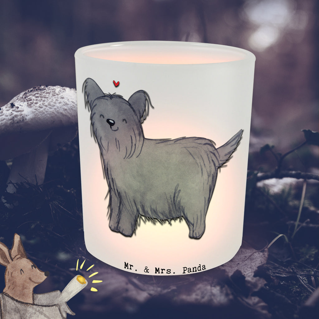 Windlicht Skye Terrier Moment Windlicht Glas, Teelichtglas, Teelichthalter, Teelichter, Kerzenglas, Windlicht Kerze, Kerzenlicht, Glas Windlicht, Windlicht Zur Hochzeit, Windlicht Deko, Windlicht Hochzeit, Teelichtgläser, Windlicht Dekorieren, Hund, Hunderasse, Rassehund, Hundebesitzer, Geschenk, Tierfreund, Schenken, Welpe, Skye Terrier, Terrier