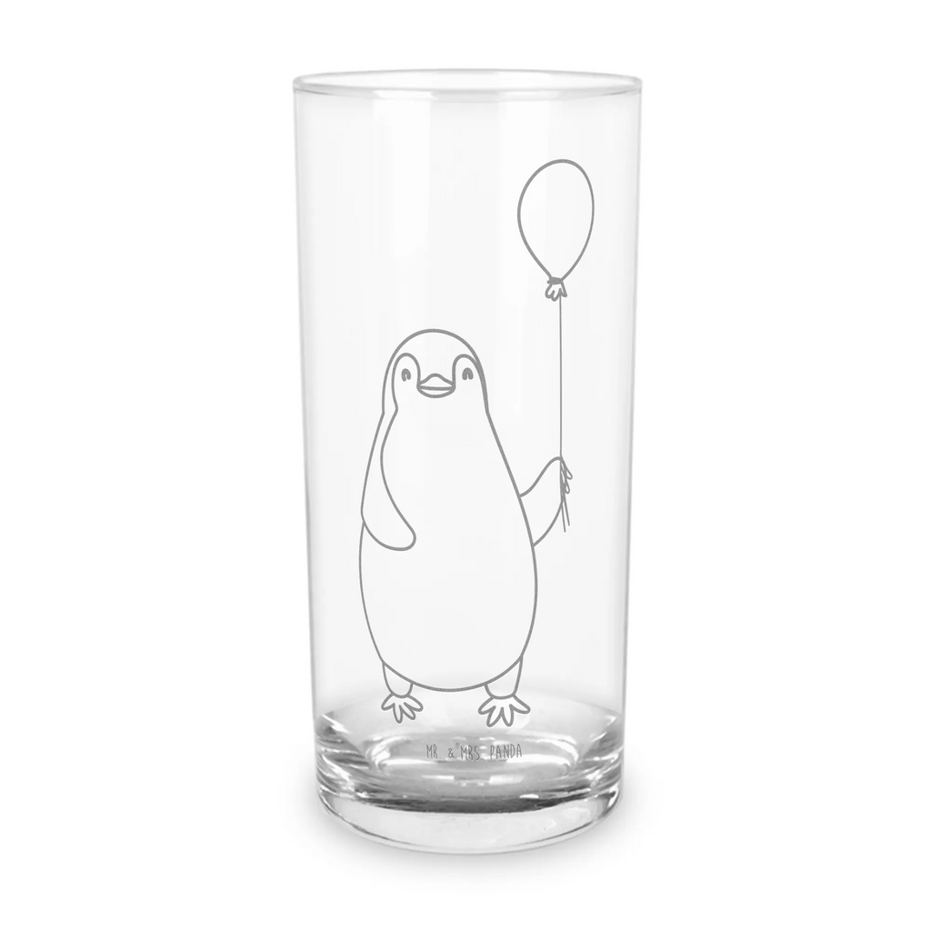 Wasserglas Pinguin Luftballon Wasserglas, Glas, Trinkglas, Wasserglas mit Gravur, Glas mit Gravur, Trinkglas mit Gravur, Pinguin, Pinguine, Luftballon, Tagträume, Lebenslust, Geschenk Freundin, Geschenkidee, beste Freundin, Motivation, Neustart, neues Leben, Liebe, Glück