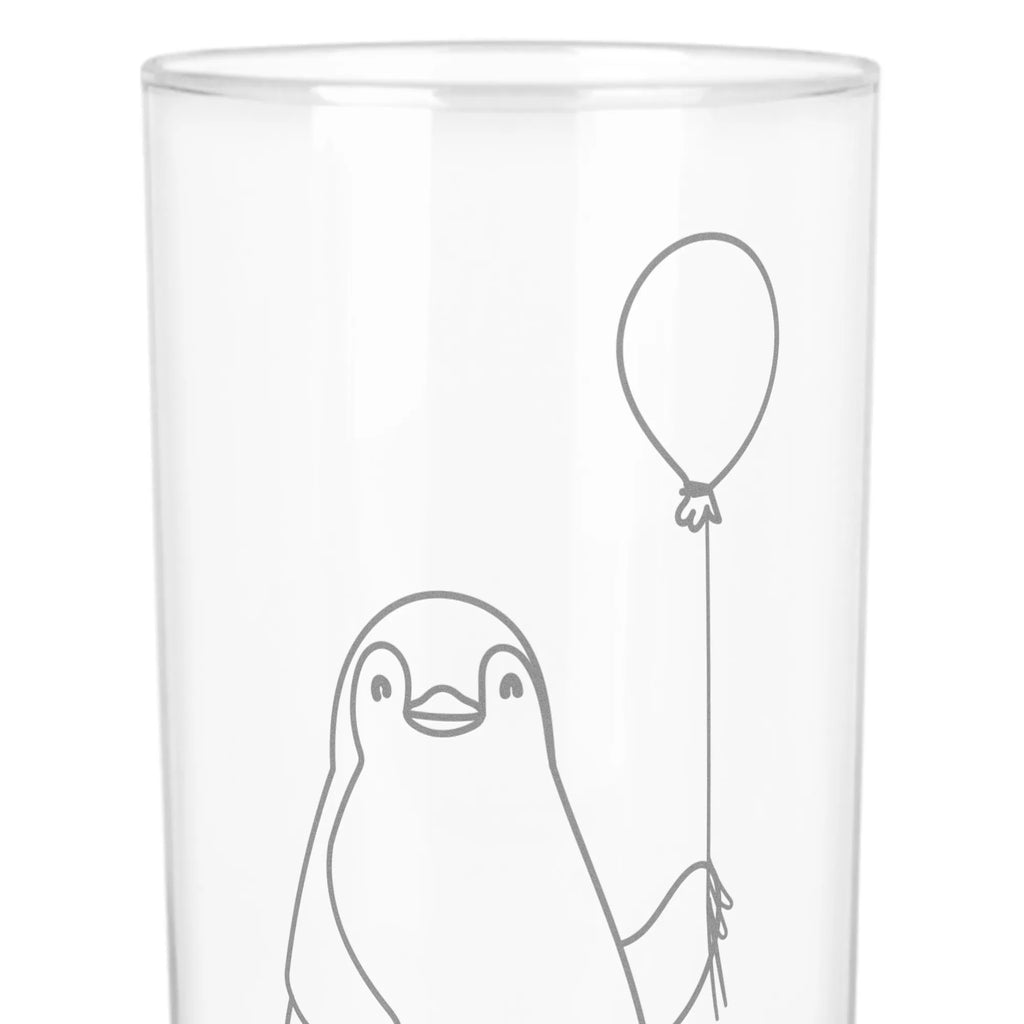 Wasserglas Pinguin Luftballon Wasserglas, Glas, Trinkglas, Wasserglas mit Gravur, Glas mit Gravur, Trinkglas mit Gravur, Pinguin, Pinguine, Luftballon, Tagträume, Lebenslust, Geschenk Freundin, Geschenkidee, beste Freundin, Motivation, Neustart, neues Leben, Liebe, Glück