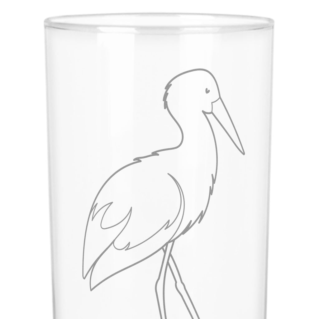 Wasserglas Storch Wasserglas, Glas, Trinkglas, Wasserglas mit Gravur, Glas mit Gravur, Trinkglas mit Gravur, Tiermotive, Gute Laune, lustige Sprüche, Tiere, Storch, Störche, Schwangerschaft, Geburt, Mutter, Mütter, Mutter werden, Schwanger, Babybauch, Baby