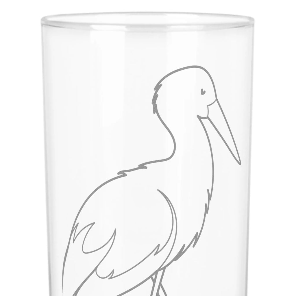 Wasserglas Storch Wasserglas, Glas, Trinkglas, Wasserglas mit Gravur, Glas mit Gravur, Trinkglas mit Gravur, Tiermotive, Gute Laune, lustige Sprüche, Tiere, Storch, Störche, Schwangerschaft, Geburt, Mutter, Mütter, Mutter werden, Schwanger, Babybauch, Baby