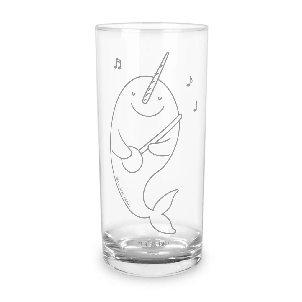 Wasserglas Narwal Gitarre Wasserglas, Glas, Trinkglas, Wasserglas mit Gravur, Glas mit Gravur, Trinkglas mit Gravur, Meerestiere, Meer, Urlaub, Narwal, Wal, Tanzen, Probleme, Problemlösung, Frust, Gespräche, Gitarre