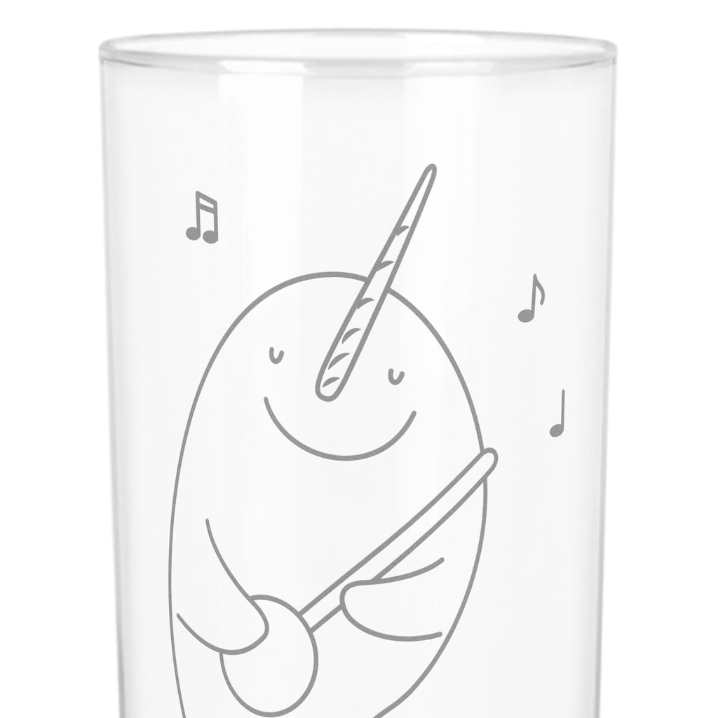 Wasserglas Narwal Gitarre Wasserglas, Glas, Trinkglas, Wasserglas mit Gravur, Glas mit Gravur, Trinkglas mit Gravur, Meerestiere, Meer, Urlaub, Narwal, Wal, Tanzen, Probleme, Problemlösung, Frust, Gespräche, Gitarre
