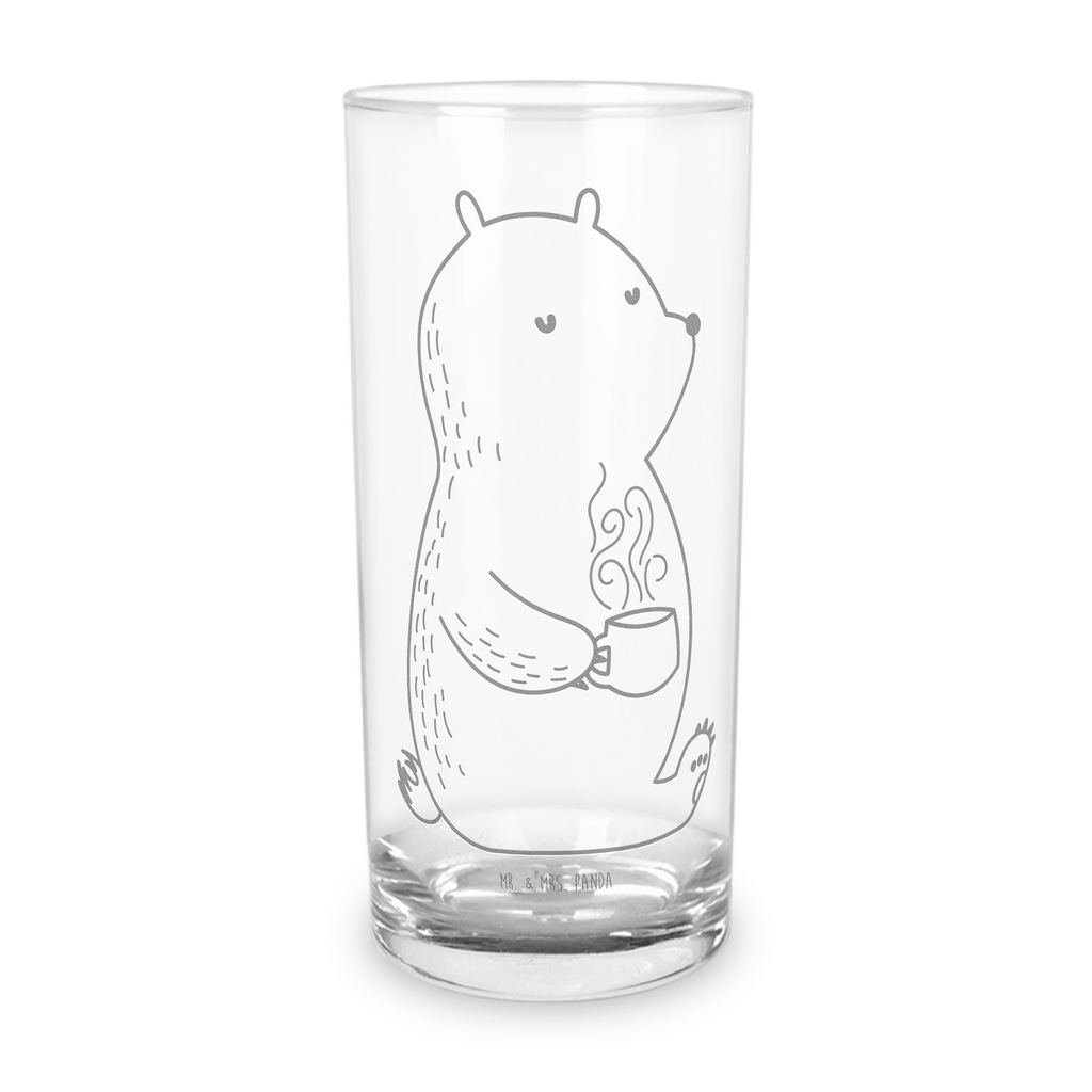 Wasserglas Bär Kaffee Wasserglas, Glas, Trinkglas, Wasserglas mit Gravur, Glas mit Gravur, Trinkglas mit Gravur, Bär, Teddy, Teddybär, Kaffee, Coffee, Bären, guten Morgen, Morgenroutine, Welt erobern, Welt retten, Motivation