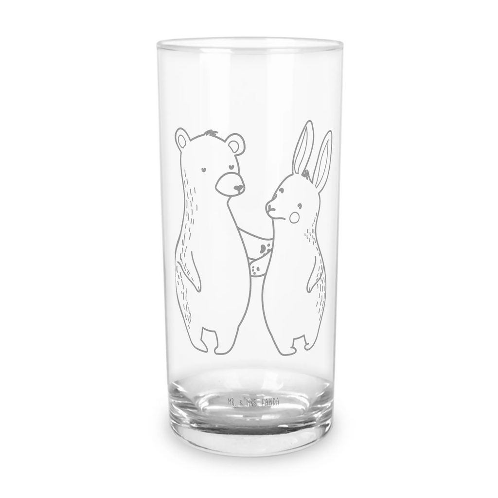 Wasserglas Bär Hase Umarmen Wasserglas, Glas, Trinkglas, Wasserglas mit Gravur, Glas mit Gravur, Trinkglas mit Gravur, Liebe, Partner, Freund, Freundin, Ehemann, Ehefrau, Heiraten, Verlobung, Heiratsantrag, Liebesgeschenk, Jahrestag, Hocheitstag, Freunde, bester Freund, Hase, Bär, Bärchen, best friends