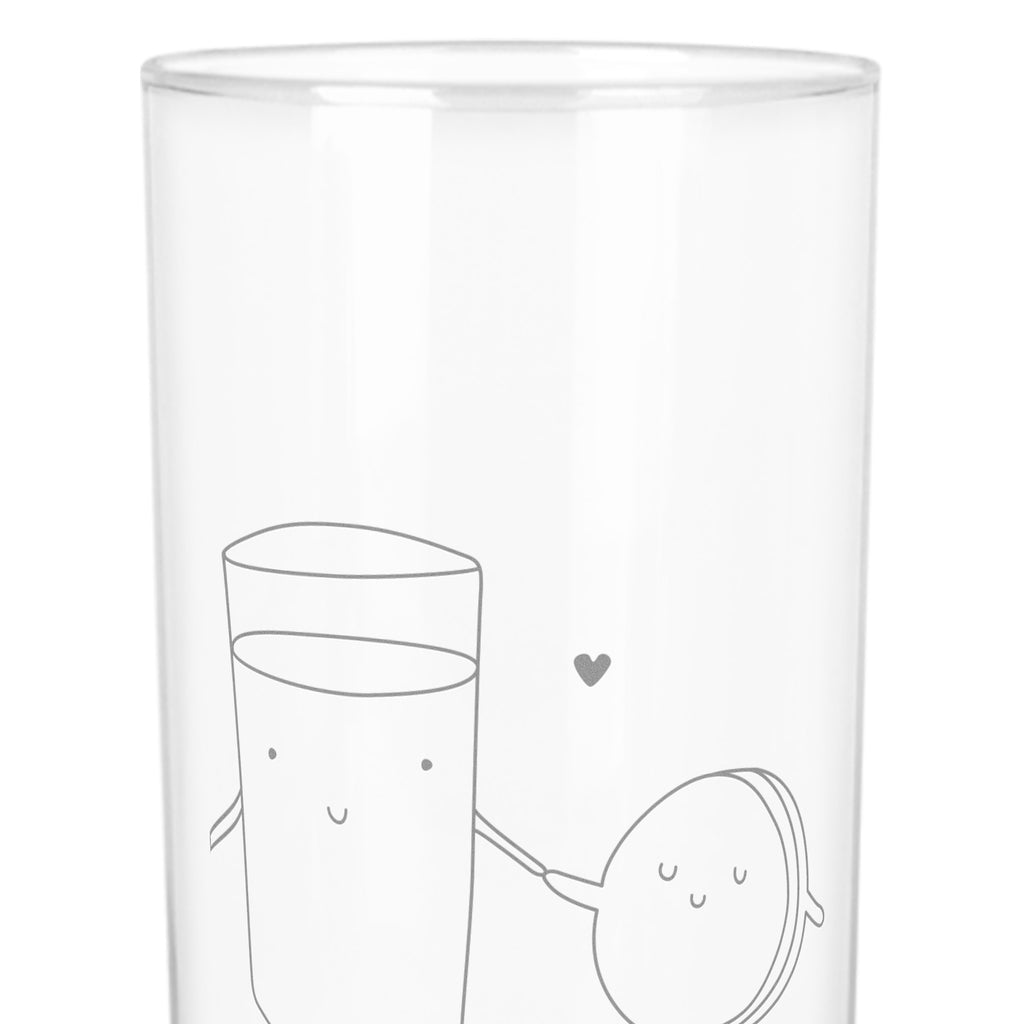 Wasserglas Milch & Keks Wasserglas, Glas, Trinkglas, Wasserglas mit Gravur, Glas mit Gravur, Trinkglas mit Gravur, Tiermotive, Gute Laune, lustige Sprüche, Tiere, Milk, Cookie, Milch, Keks, Kekse, Kaffee, Einladung Frühstück, Motiv süß, romantisch, perfektes Paar