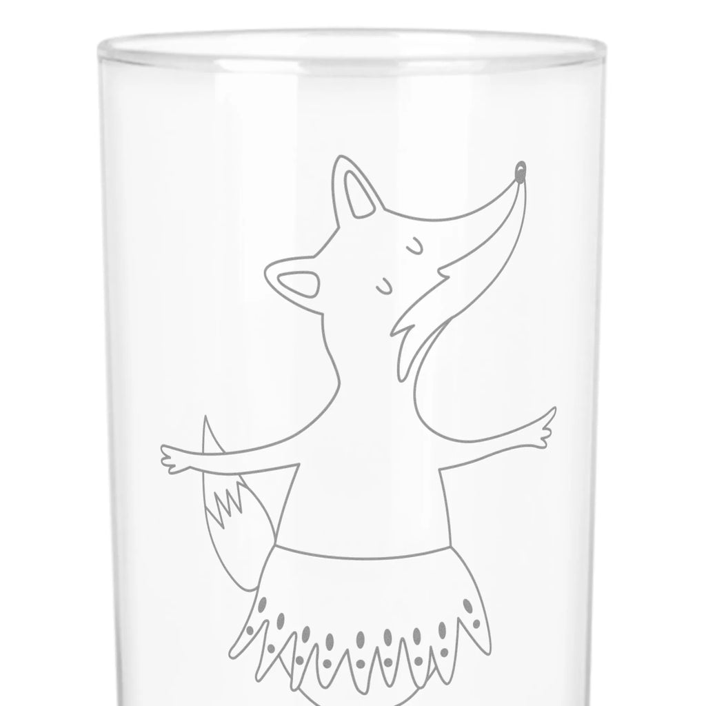 Wasserglas Fuchs Ballerina Wasserglas, Glas, Trinkglas, Wasserglas mit Gravur, Glas mit Gravur, Trinkglas mit Gravur, Fuchs, Fuchs Spruch, Füchse, Füchsin, Ballerina, Ballett, Tänzerin, Tanzen, Party, Einladung, Geburtstag