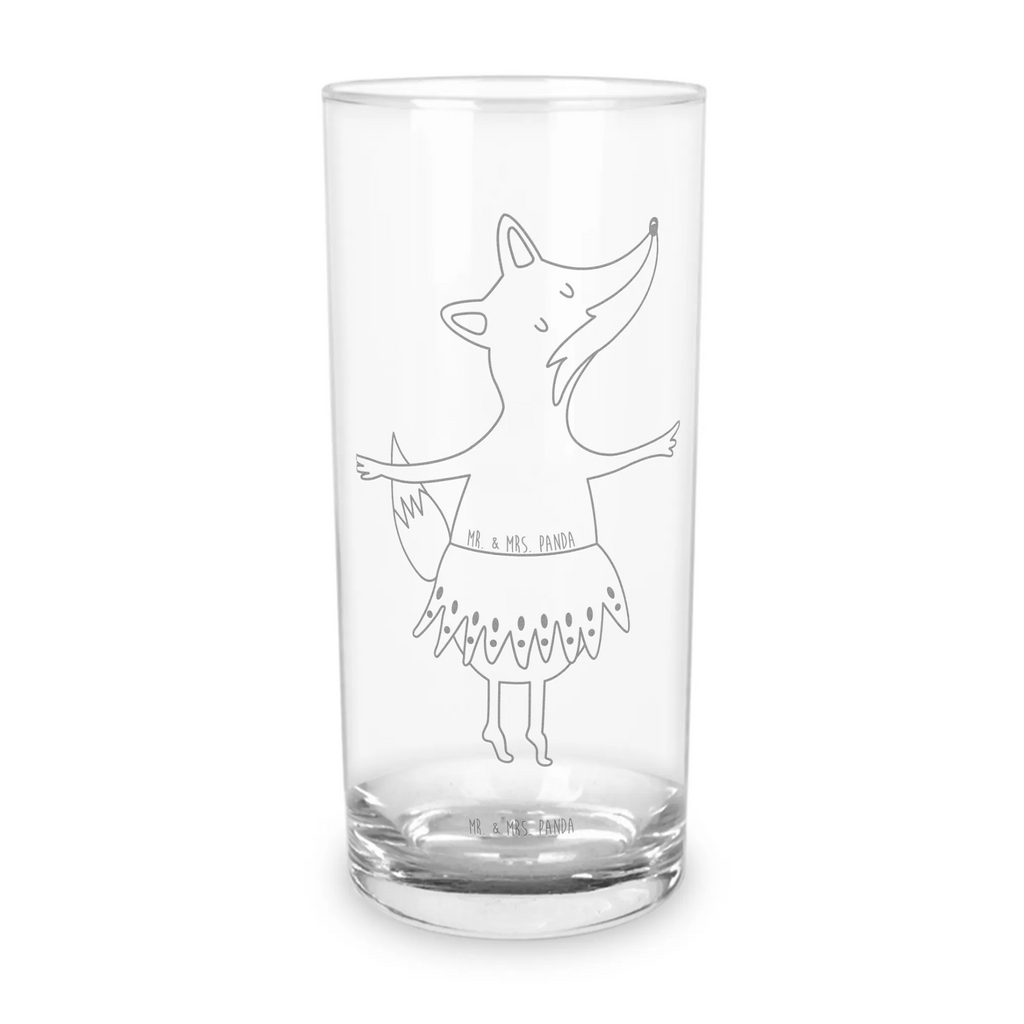 Wasserglas Fuchs Ballerina Wasserglas, Glas, Trinkglas, Wasserglas mit Gravur, Glas mit Gravur, Trinkglas mit Gravur, Fuchs, Fuchs Spruch, Füchse, Füchsin, Ballerina, Ballett, Tänzerin, Tanzen, Party, Einladung, Geburtstag