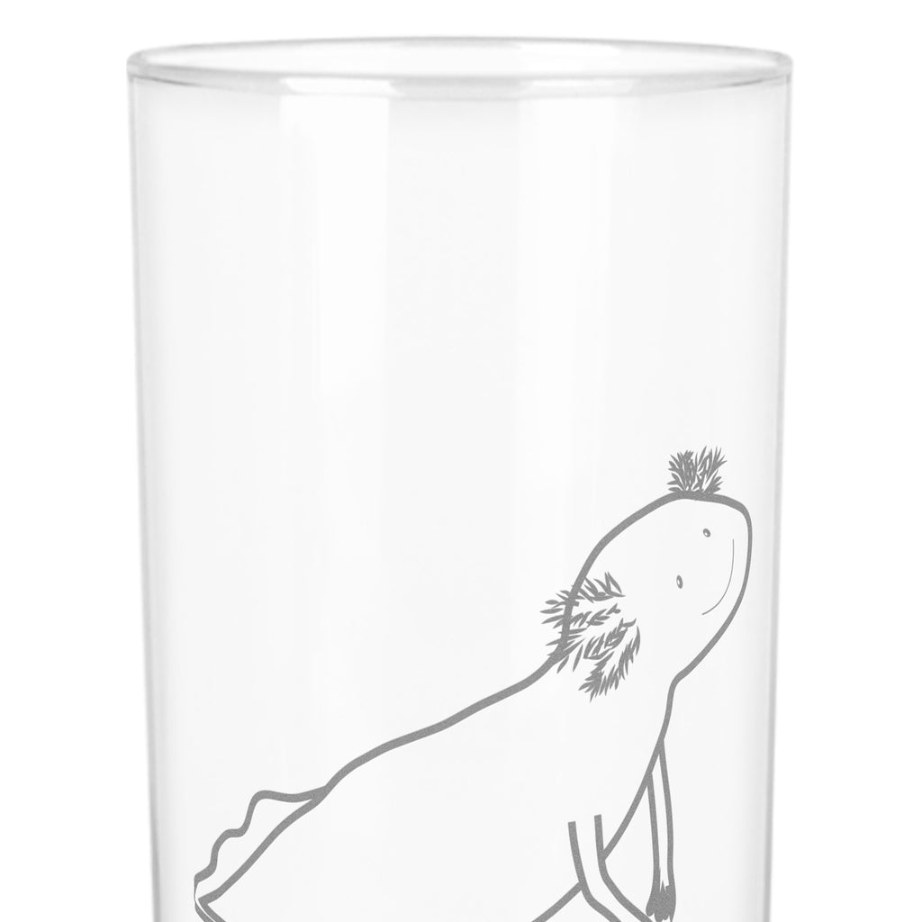 Wasserglas Axolotl schwimmt Wasserglas, Glas, Trinkglas, Wasserglas mit Gravur, Glas mit Gravur, Trinkglas mit Gravur, Axolotl, Molch, Axolot, Schwanzlurch, Lurch, Lurche, Problem, Probleme, Lösungen, Motivation