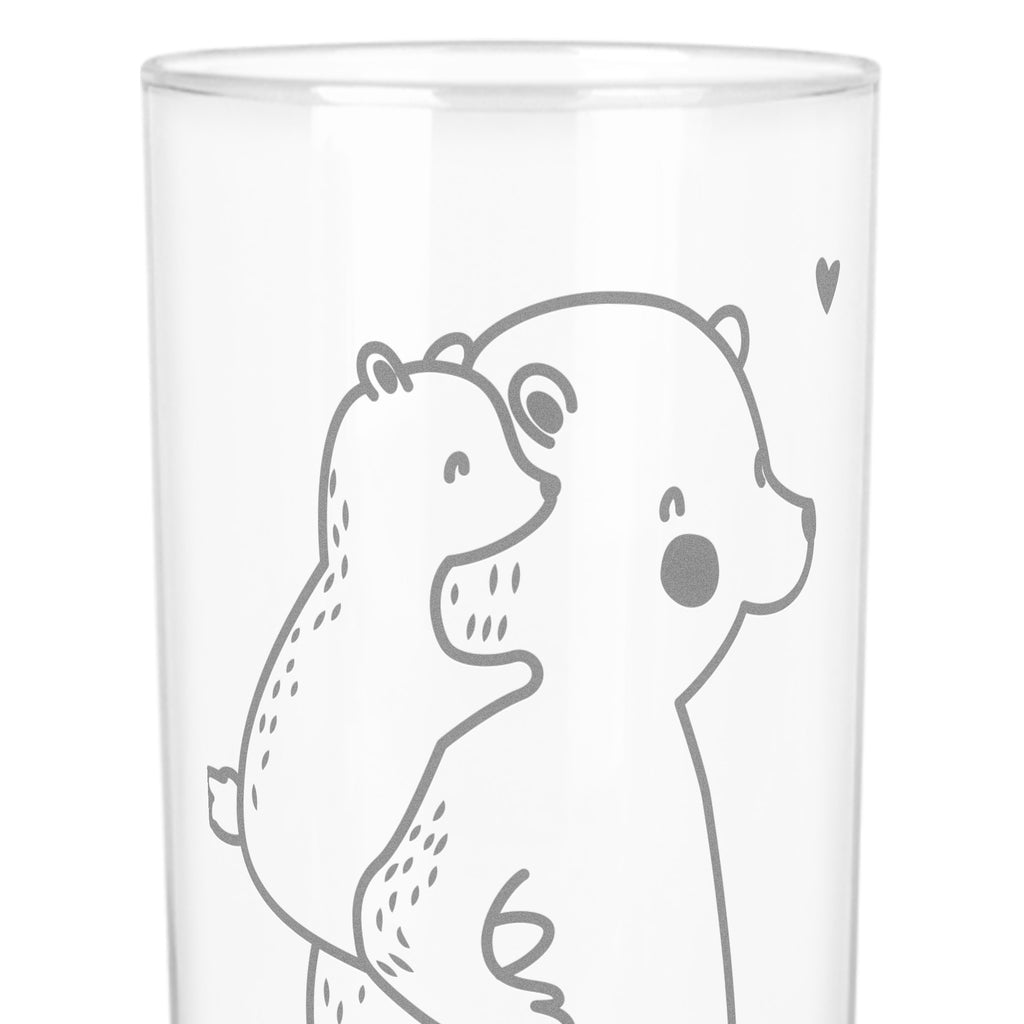 Wasserglas Papa Bär Wasserglas, Glas, Trinkglas, Wasserglas mit Gravur, Glas mit Gravur, Trinkglas mit Gravur, Familie, Vatertag, Muttertag, Bruder, Schwester, Mama, Papa, Oma, Opa, Geschenk, Vater, Papi, Vati, Onkel, Geburtstag