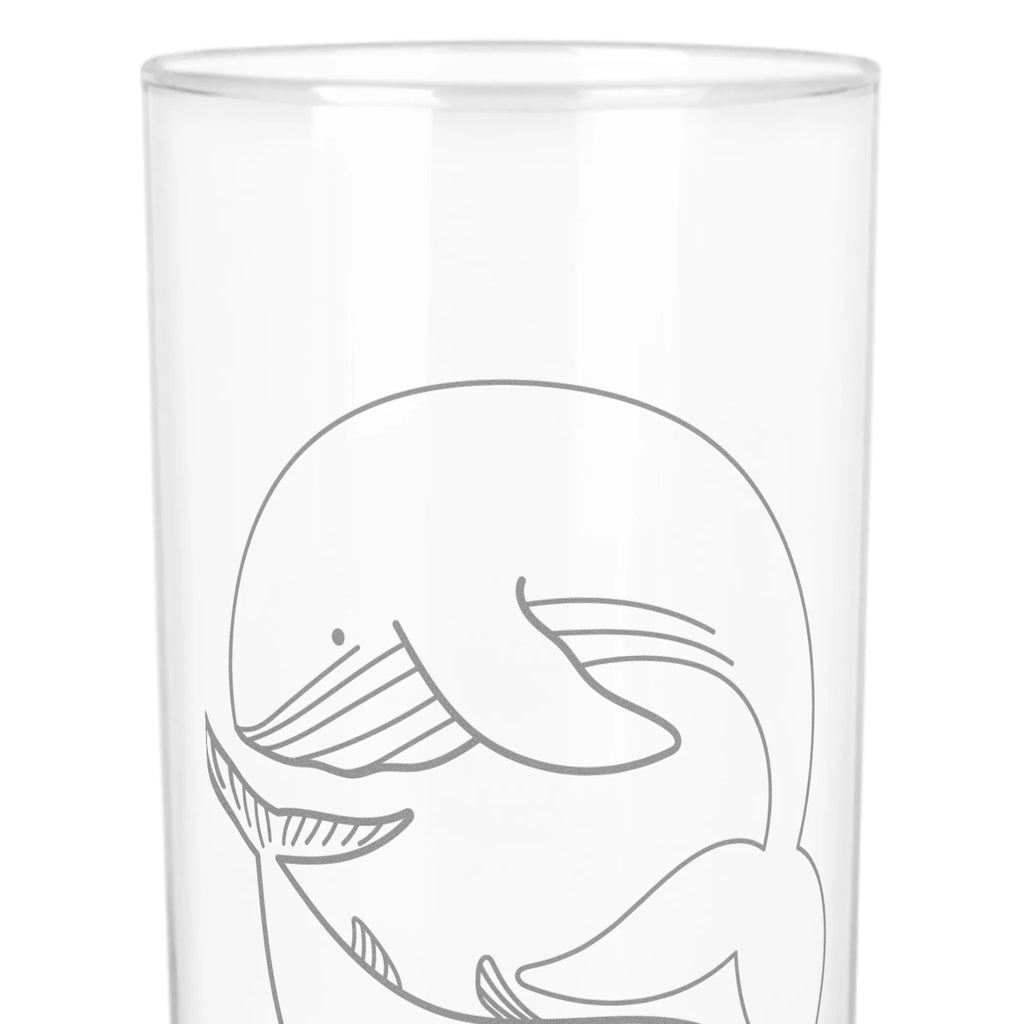 Wasserglas Walfisch & Thunfisch Wasserglas, Glas, Trinkglas, Wasserglas mit Gravur, Glas mit Gravur, Trinkglas mit Gravur, Tiermotive, Gute Laune, lustige Sprüche, Tiere, Wal, Wahl, Tunfisch, Wortwitz lustig, Spruch lustig, Flachwitz, Witz, Spruch des Tages, Flachwitz Geschenk