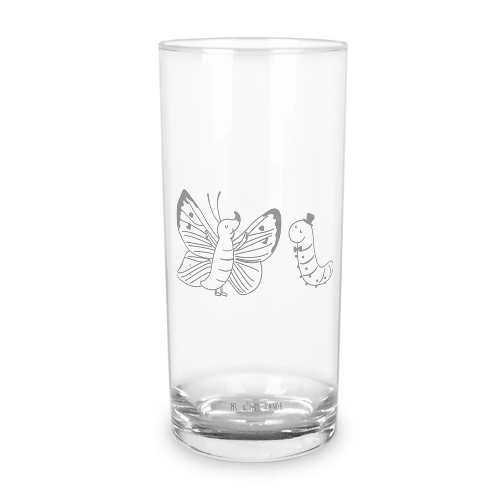 Wasserglas Raupe & Schmetterling Wasserglas, Glas, Trinkglas, Wasserglas mit Gravur, Glas mit Gravur, Trinkglas mit Gravur, Tiermotive, Gute Laune, lustige Sprüche, Tiere, Raupe, Schmetterling, Zitronenfalter, Entwicklung, Erwachsen werden, Kokon, Hut, Hütchen, Schönheit, Aufwachsen