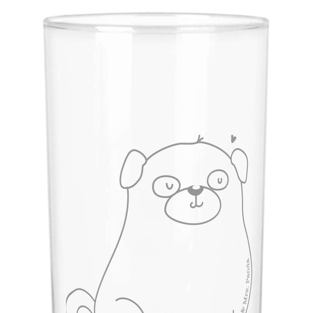 Wasserglas Mops Wasserglas, Glas, Trinkglas, Wasserglas mit Gravur, Glas mit Gravur, Trinkglas mit Gravur, Hund, Hundemotiv, Haustier, Hunderasse, Tierliebhaber, Hundebesitzer, Sprüche, Mops, Liebe, Hundeliebe