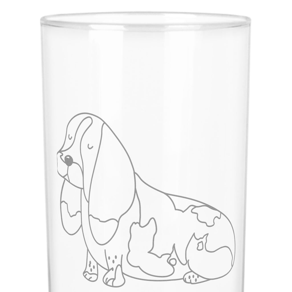 Wasserglas Hund Basset Hound Wasserglas, Glas, Trinkglas, Wasserglas mit Gravur, Glas mit Gravur, Trinkglas mit Gravur, Hund, Hundemotiv, Haustier, Hunderasse, Tierliebhaber, Hundebesitzer, Sprüche, Basset Hound, Basset, Hundeliebe, kinderlos
