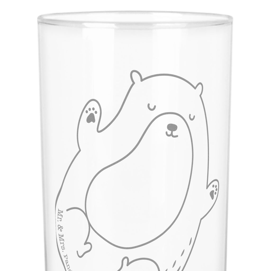 Wasserglas Otter Umarmen Wasserglas, Glas, Trinkglas, Wasserglas mit Gravur, Glas mit Gravur, Trinkglas mit Gravur, Otter, Fischotter, Seeotter, Otter Seeotter See Otter