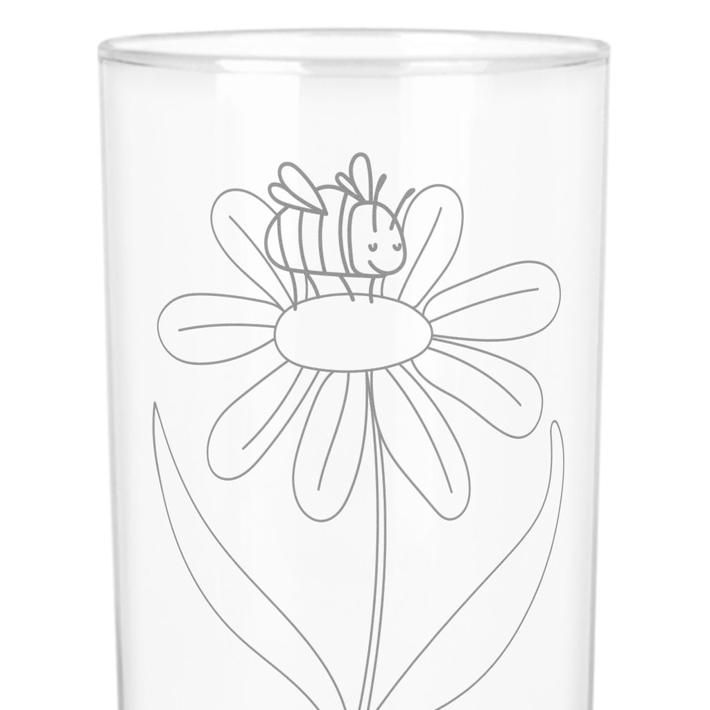 Wasserglas Hummel Blume Wasserglas, Glas, Trinkglas, Wasserglas mit Gravur, Glas mit Gravur, Trinkglas mit Gravur, Tiermotive, Gute Laune, lustige Sprüche, Tiere, Hummel, Blume, Wespe, Flauschig, Natur, Feld, Hummeln, Biene