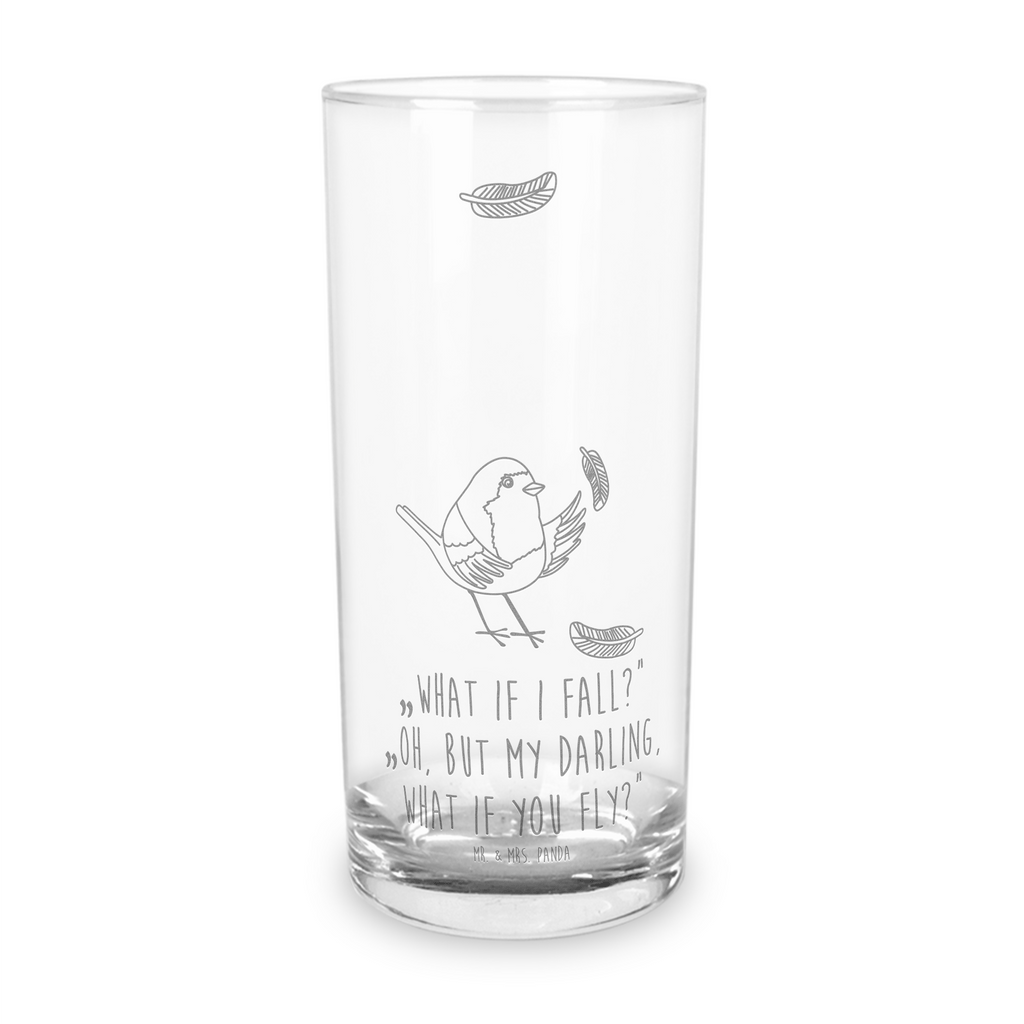 Wasserglas Rotkehlchen mit Federn Wasserglas, Glas, Trinkglas, Wasserglas mit Gravur, Glas mit Gravur, Trinkglas mit Gravur, Tiermotive, Gute Laune, lustige Sprüche, Tiere, What if i fall, Rotkehlchen, Spruch Motivation, Spruch Mut, Vogel, Motivation Sprüche, Motivationsbilder, fliegen