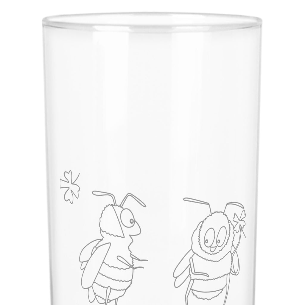 Wasserglas Hummeln mit Kleeblatt Wasserglas, Glas, Trinkglas, Wasserglas mit Gravur, Glas mit Gravur, Trinkglas mit Gravur, Tiermotive, Gute Laune, lustige Sprüche, Tiere, Hummel, Biene, Spruch positiv, Biene Deko, Spruch schön, glücklich sein, glücklich werden, Spruch fröhlich