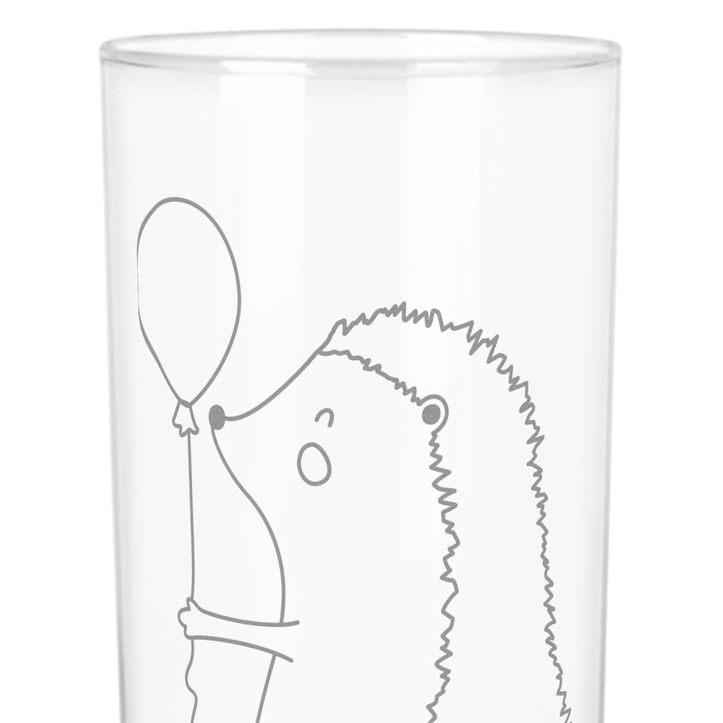 Wasserglas Igel mit Luftballon Wasserglas, Glas, Trinkglas, Wasserglas mit Gravur, Glas mit Gravur, Trinkglas mit Gravur, Tiermotive, Gute Laune, lustige Sprüche, Tiere, Igel, Geburtstag, Herzlichen Glückwunsch, Glückwunsch, Geburtstagskind, Ballon, Happy Birthday