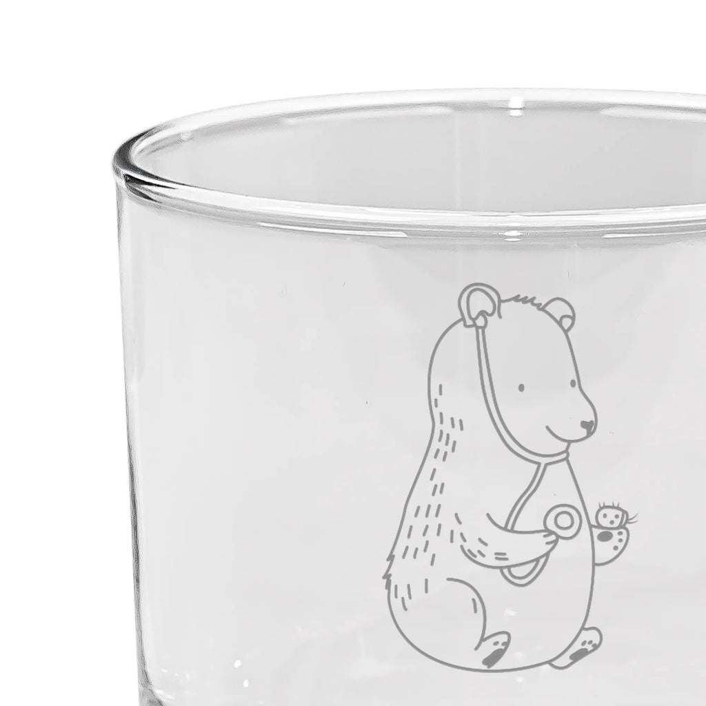 Personalisiertes Gin Glas Bär Arzt Personalisiertes Ginglas, Personalisiertes Gin Glas, Personalisiertes Gin Glas mit Gravur, Personalisiertes Gin Glas mit Spruch, Personalisiertes Gin Glas mit Sprüchen, Ginglas mit Wunschtext, Bär, Teddy, Teddybär, Arzt, Ärztin, Doktor, Professor, Doktorin, Professorin