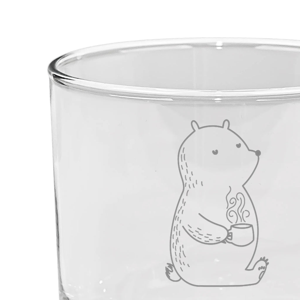 Personalisiertes Gin Glas Bär Kaffee Personalisiertes Ginglas, Personalisiertes Gin Glas, Personalisiertes Gin Glas mit Gravur, Personalisiertes Gin Glas mit Spruch, Personalisiertes Gin Glas mit Sprüchen, Ginglas mit Wunschtext, Bär, Teddy, Teddybär, Kaffee, Coffee, Bären, guten Morgen, Morgenroutine, Welt erobern, Welt retten, Motivation