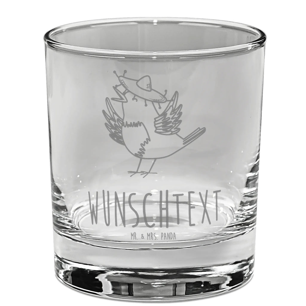 Personalisiertes Gin Glas Rabe Sombrero Personalisiertes Ginglas, Personalisiertes Gin Glas, Personalisiertes Gin Glas mit Gravur, Personalisiertes Gin Glas mit Spruch, Personalisiertes Gin Glas mit Sprüchen, Ginglas mit Wunschtext, Tiermotive, Gute Laune, lustige Sprüche, Tiere, Rabe, Vogel, Vögel, Spruch positiv, fröhlich sein, glücklich sein, Glück Spruch, froh, Elster, Motivation