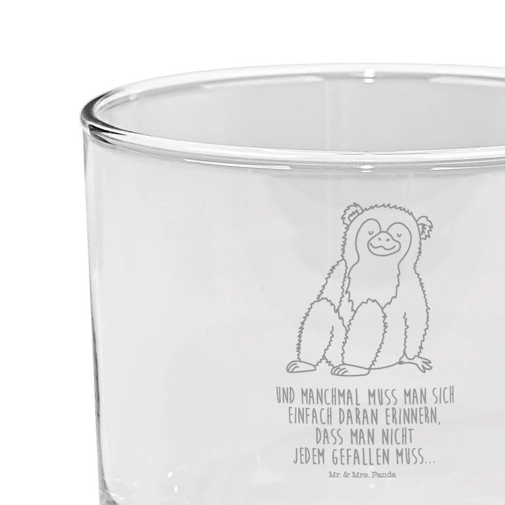 Personalisiertes Gin Glas Affe Personalisiertes Ginglas, Personalisiertes Gin Glas, Personalisiertes Gin Glas mit Gravur, Personalisiertes Gin Glas mit Spruch, Personalisiertes Gin Glas mit Sprüchen, Ginglas mit Wunschtext, Afrika, Wildtiere, Affe, Äffchen, Affen, Selbstliebe, Respekt, Motivation, Selbstachtung, Liebe, Selbstbewusstsein, Selfcare