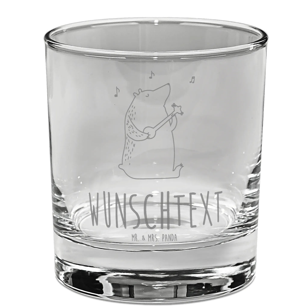 Personalisiertes Gin Glas Bär Gitarre Personalisiertes Ginglas, Personalisiertes Gin Glas, Personalisiertes Gin Glas mit Gravur, Personalisiertes Gin Glas mit Spruch, Personalisiertes Gin Glas mit Sprüchen, Ginglas mit Wunschtext, Bär, Teddy, Teddybär