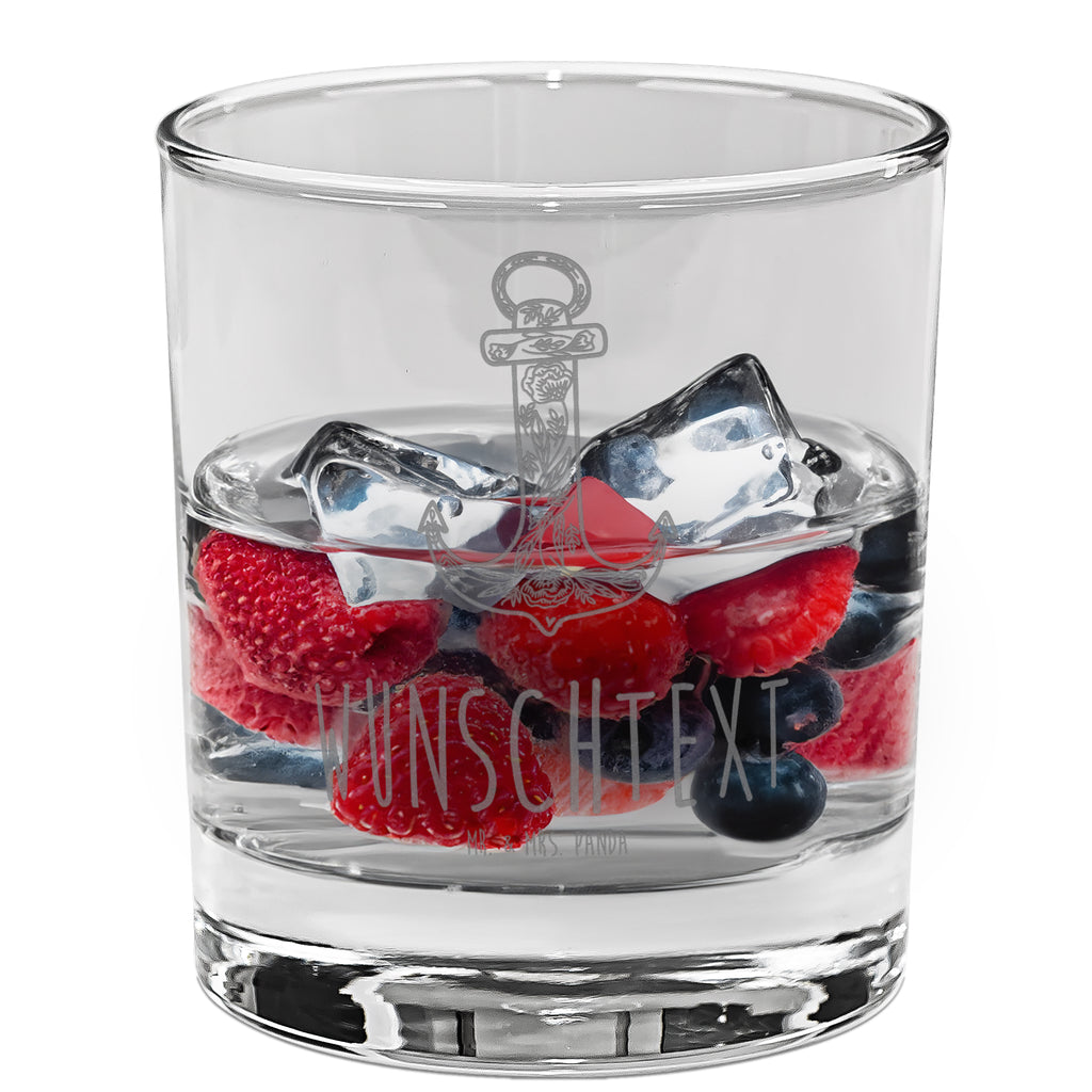 Personalisiertes Gin Glas Anker Blau Personalisiertes Ginglas, Personalisiertes Gin Glas, Personalisiertes Gin Glas mit Gravur, Personalisiertes Gin Glas mit Spruch, Personalisiertes Gin Glas mit Sprüchen, Ginglas mit Wunschtext, Tiermotive, Gute Laune, lustige Sprüche, Tiere