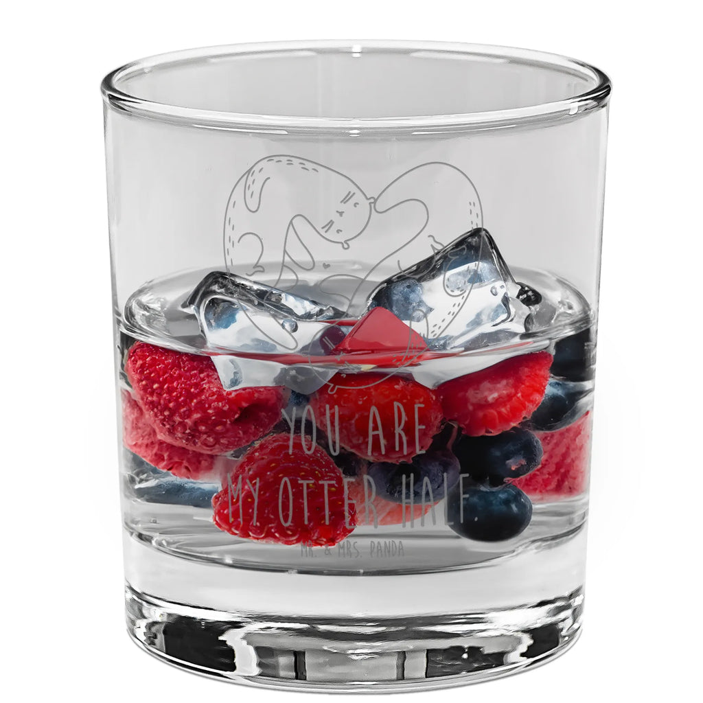 Ginglas Otter Herz Ginglas, Gin Glas, Gin Glas mit Gravur, Ginglas mit Spruch, Gin Glas mit Sprüchen, Otter, Fischotter, Seeotter, Liebe, Herz, Liebesbeweis, Liebesgeschenk, Bessere Hälfte, Love you, Jahrestag, Hochzeitstag, Verlobung, gemeinsames Leben